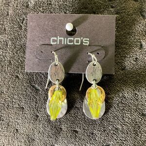 0106-Chico's Multicolor Dangle Earrings